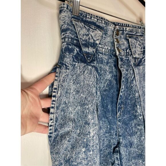 Vintage Cherokee Stone Acid Wash Jeans Retro 80’s-90’s Girlfriend Mom Blue Jeans - Picture 6 of 15